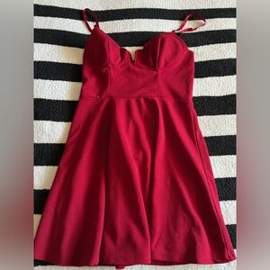 spaghetti strap mini dress